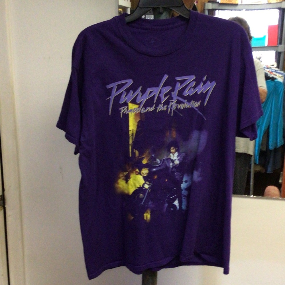 Purple Rain Graphic Tee - Purple